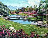 David Lloyd Glover Spring Flower Park painting